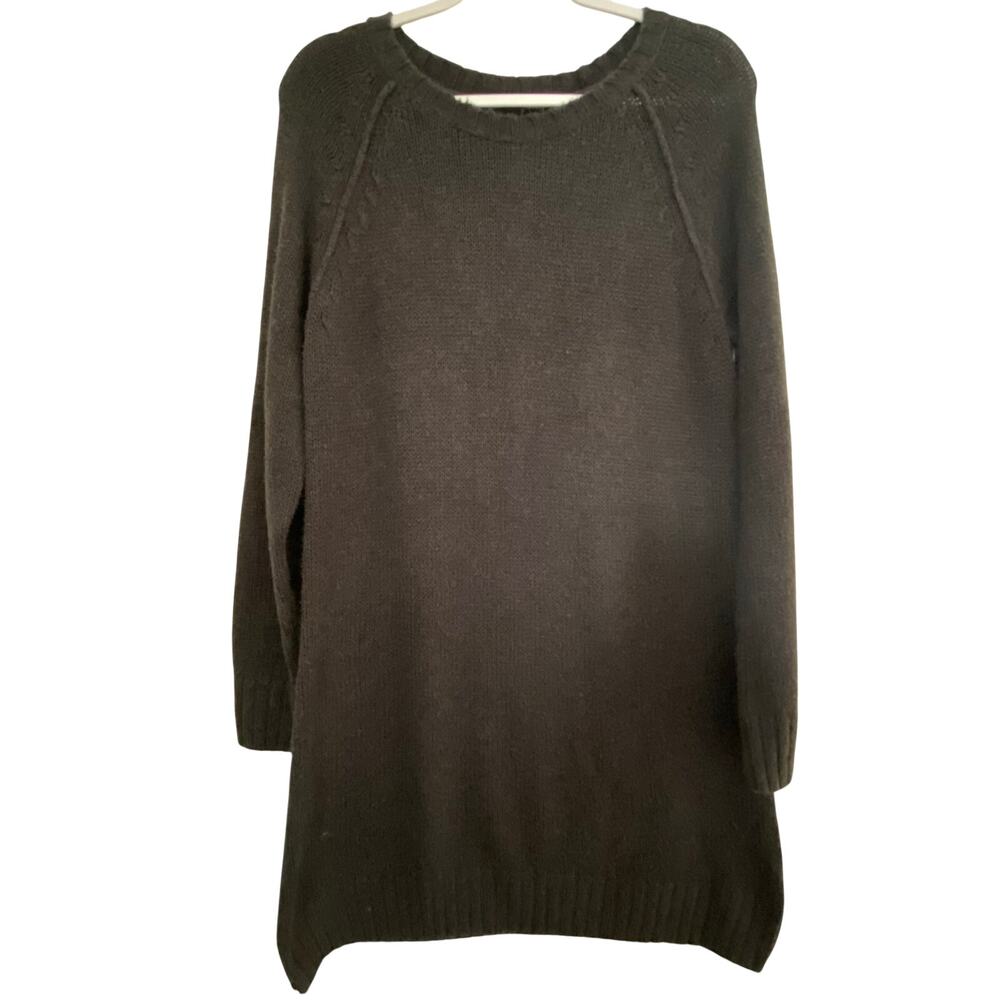 H&M knit sweater dress dark gray women’s size medium
